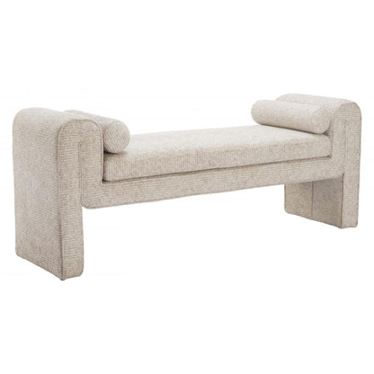 Zuo Modern Astar Textured Fabric Bedroom Bench