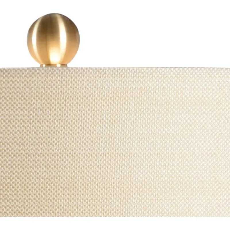 Chelsea House Astor Vase Cream Glazed Ceramic Body Table Lamp
