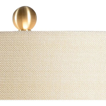 Chelsea House Astor Vase Cream Glazed Ceramic Body Table Lamp