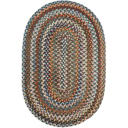 Rhody Rug Astoria Braided Oval Reversible Area Rugs