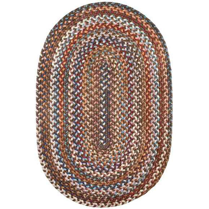 Rhody Rug Astoria Braided Oval Reversible Area Rugs