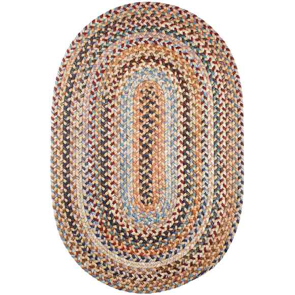 Rhody Rug Astoria Braided Oval Reversible Area Rugs