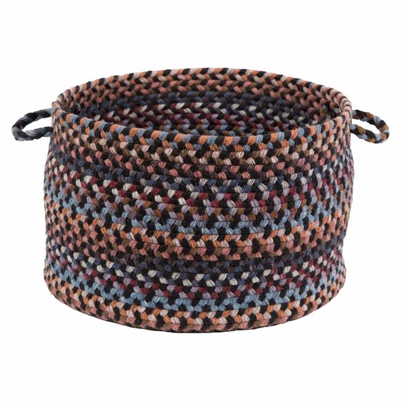 Rhody Rug Astoria Wool Braided Handmade Basket