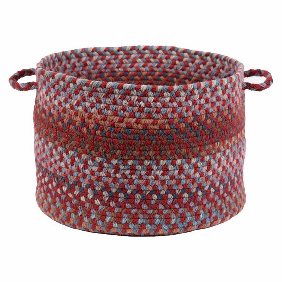 Rhody Rug Astoria Wool Braided Handmade Basket