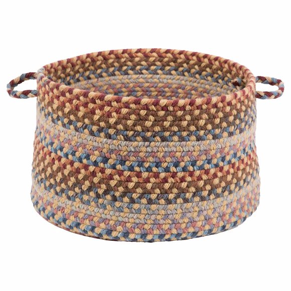 Rhody Rug Astoria Wool Braided Handmade Basket