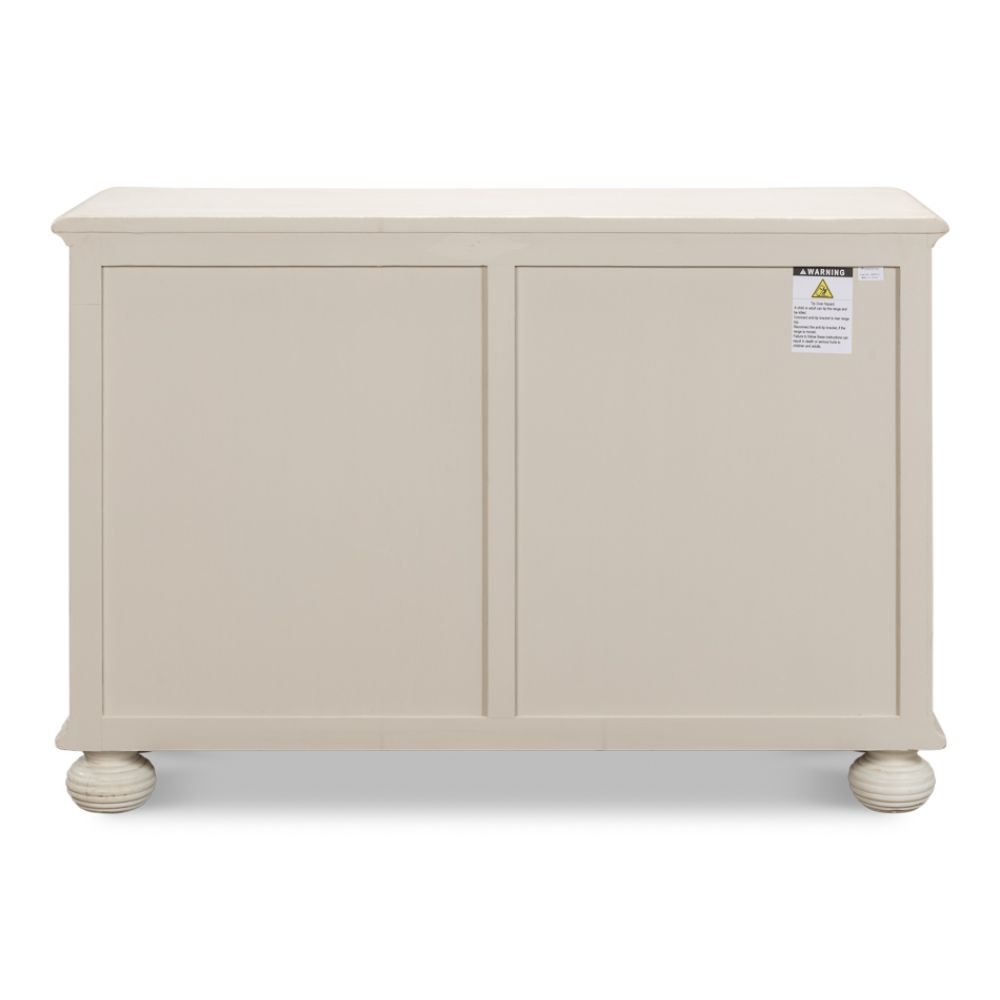 Astrid Entrance Commode Antique White-Dressers-Sarreid-LOOMLAN