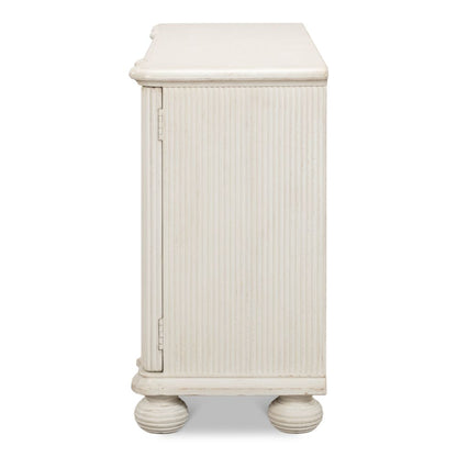 Astrid Entrance Commode Antique White-Dressers-Sarreid-LOOMLAN