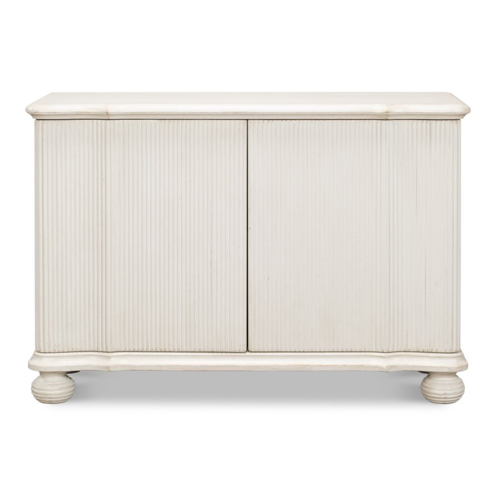 Astrid Entrance Commode Antique White-Dressers-Sarreid-LOOMLAN