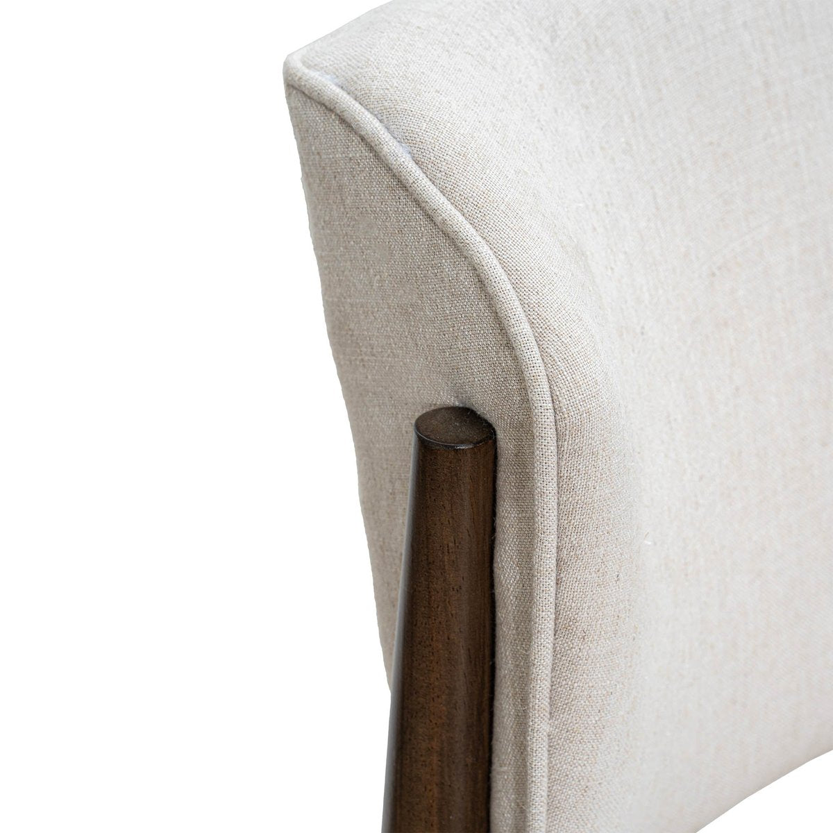 LH Home Athens Fabric Armless Dining Chair (Set of 2)