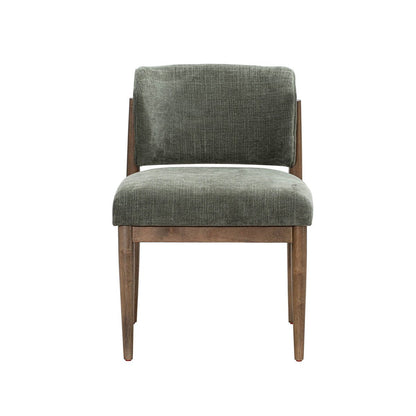 LH Home Athens Fabric Armless Dining Chair (Set of 2)