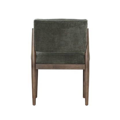 LH Home Athens Fabric Armless Dining Chair (Set of 2)