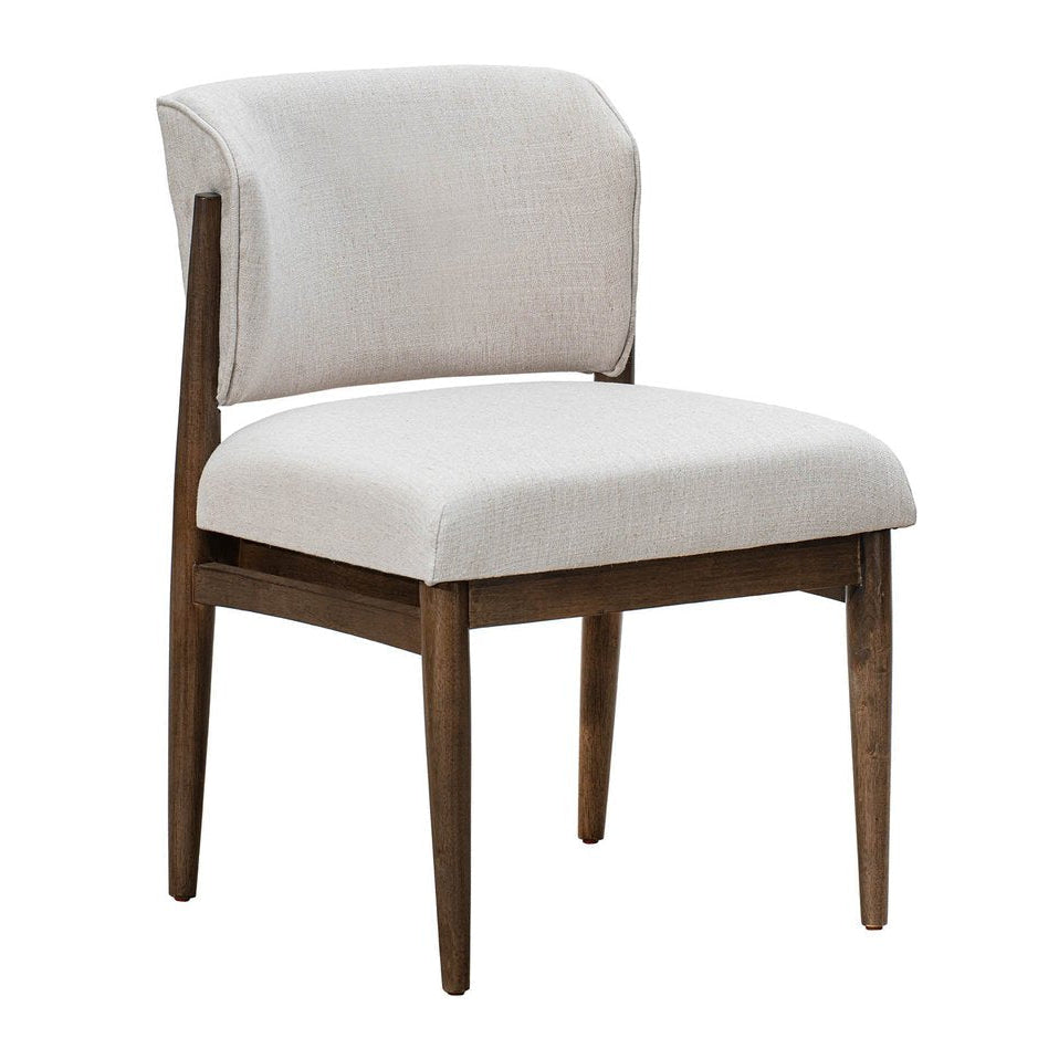 LH Home Athens Fabric Armless Dining Chair (Set of 2)