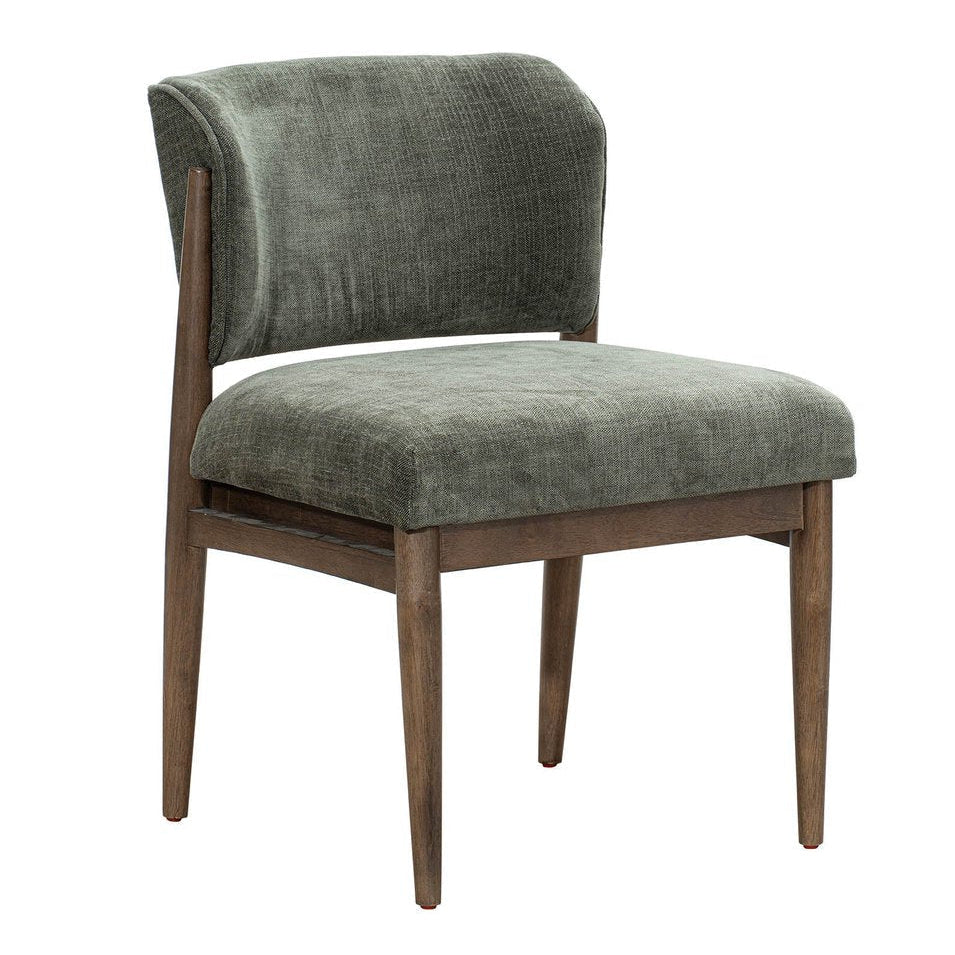 LH Home Athens Fabric Armless Dining Chair (Set of 2)