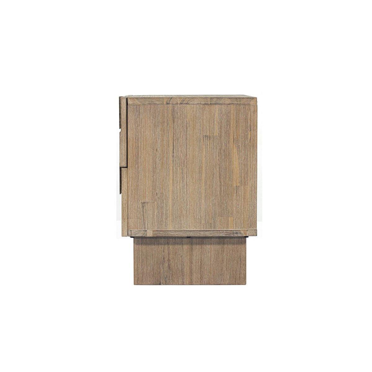 LH Home Atlantis Two Drawers Wood Nightstand