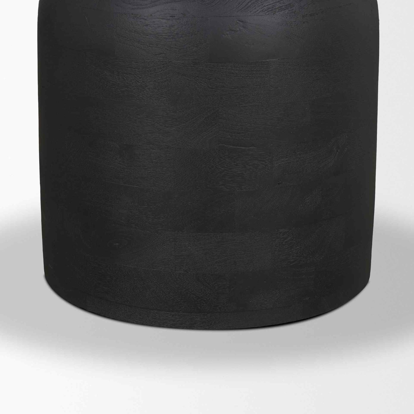 Atlas Pedestal Base Wooden Black Dining Table