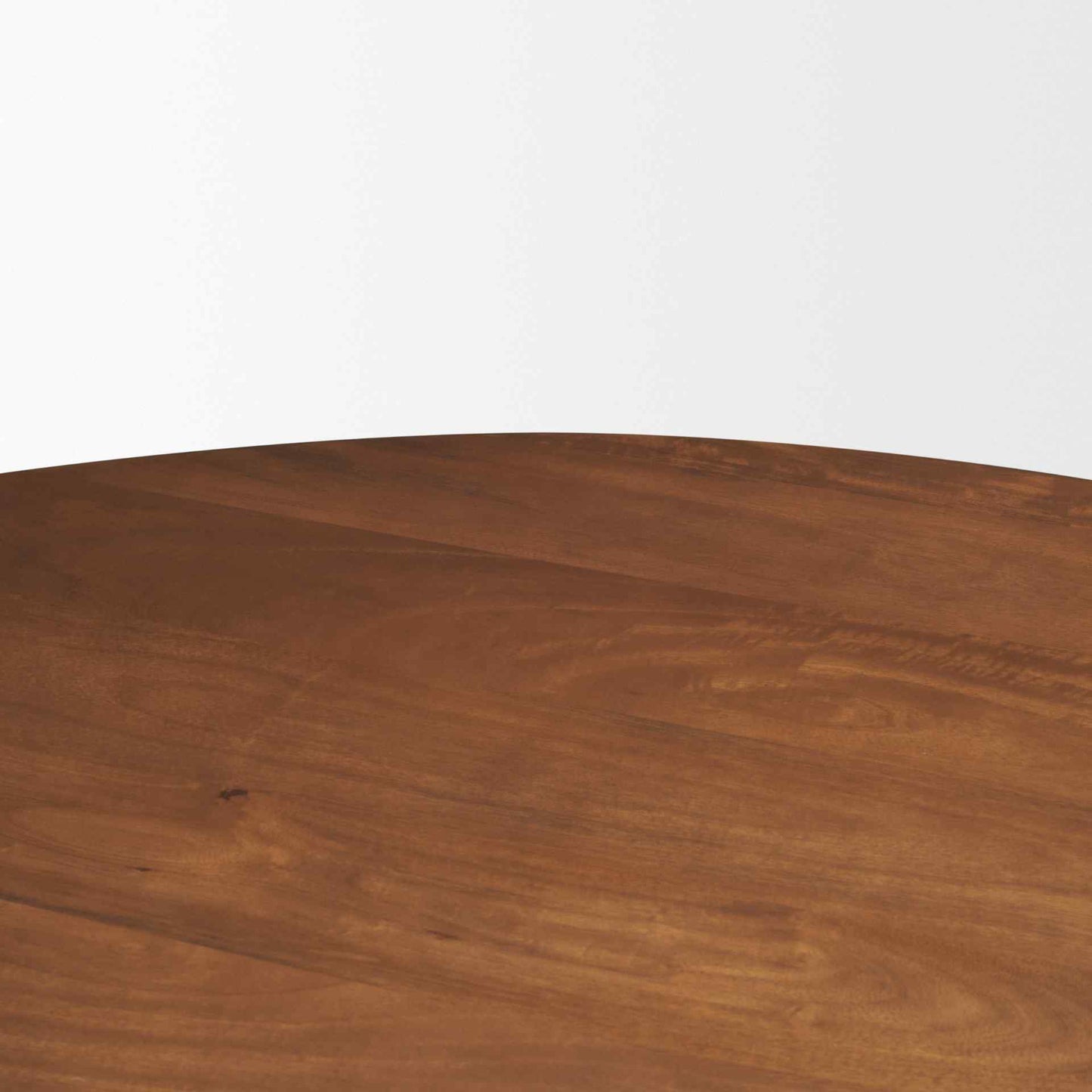 Atlas Pedestal Base Wooden Brown Dining Table