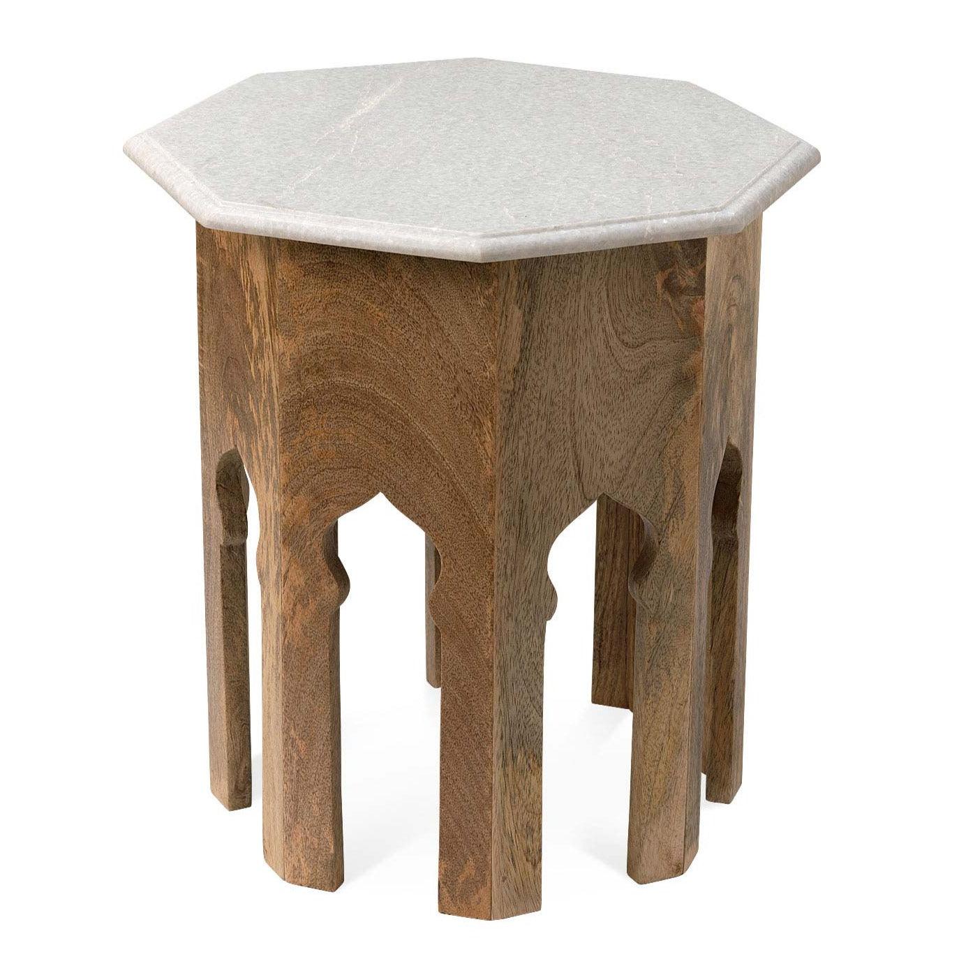 Atlas Small Marble Top Mid Century Modern Side Table Side Tables Sideboards and Things By Jamie Young