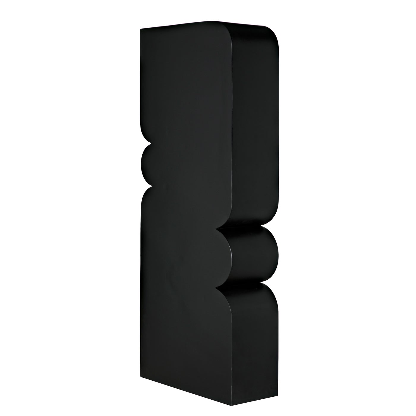 Atomic Bookcase Black Metal Etagere-Etageres-Noir-Sideboards and Things