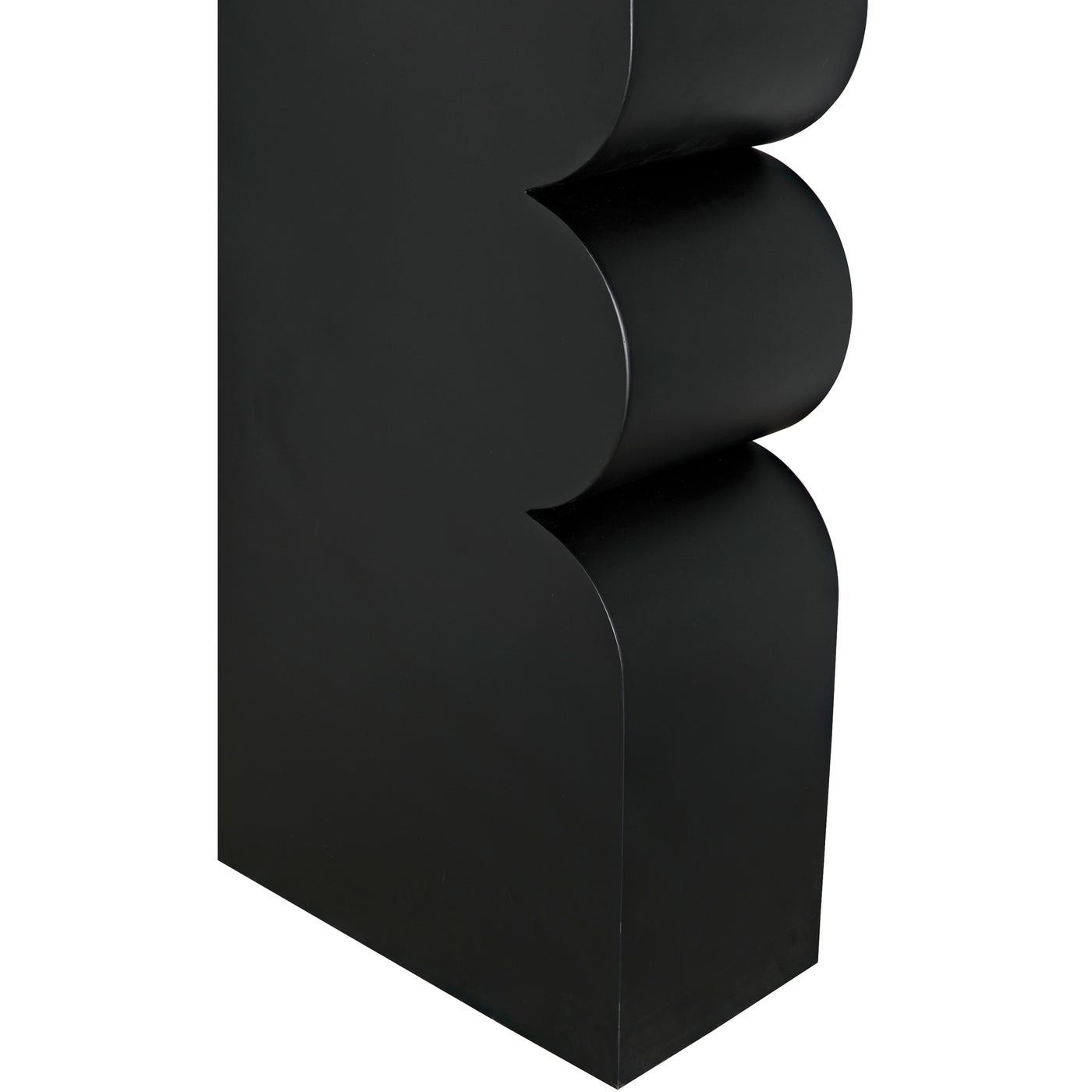 Atomic Bookcase Black Metal Etagere-Etageres-Noir-Sideboards and Things