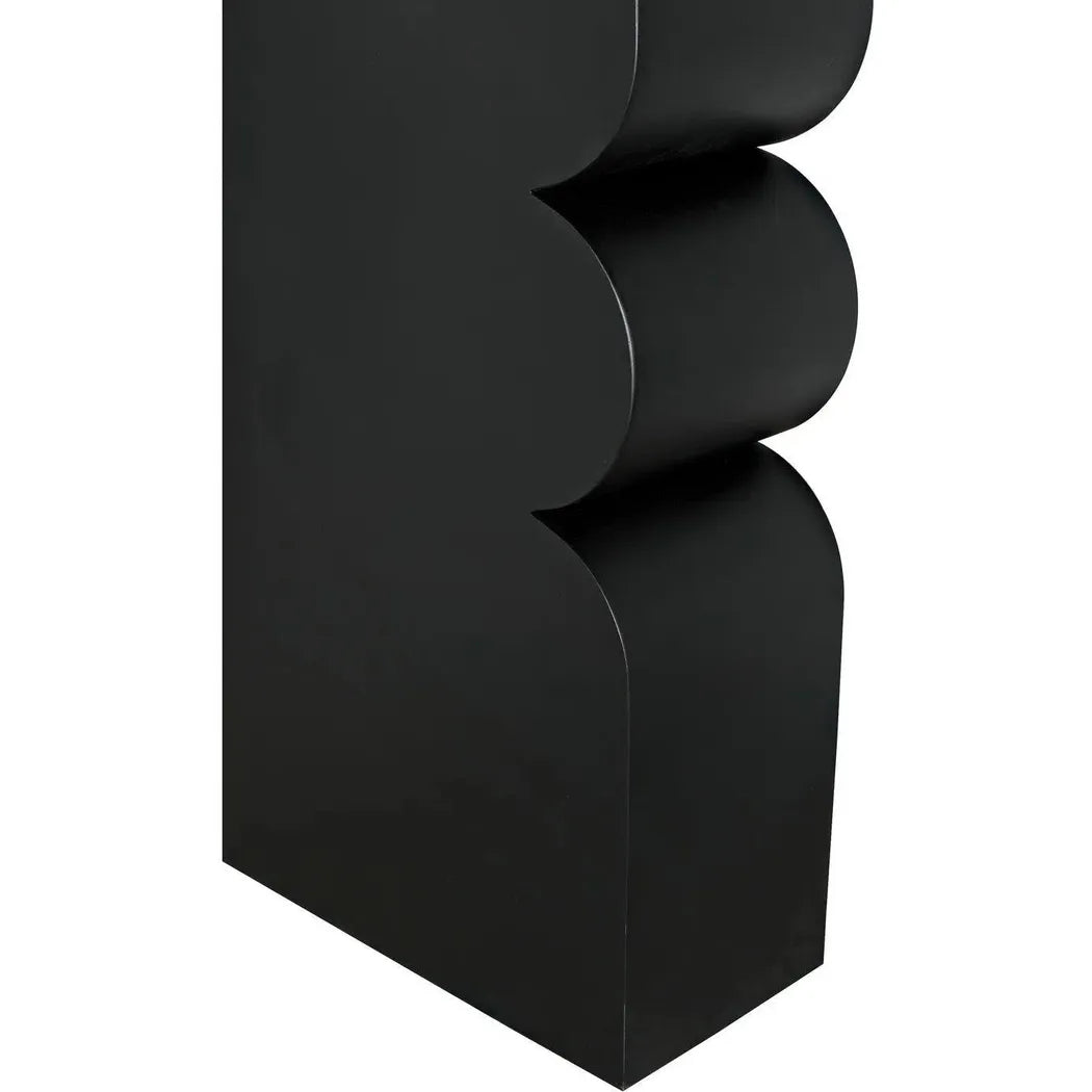 Atomic Bookcase Black Metal Etagere