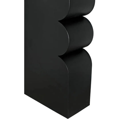 Atomic Bookcase Black Metal Etagere