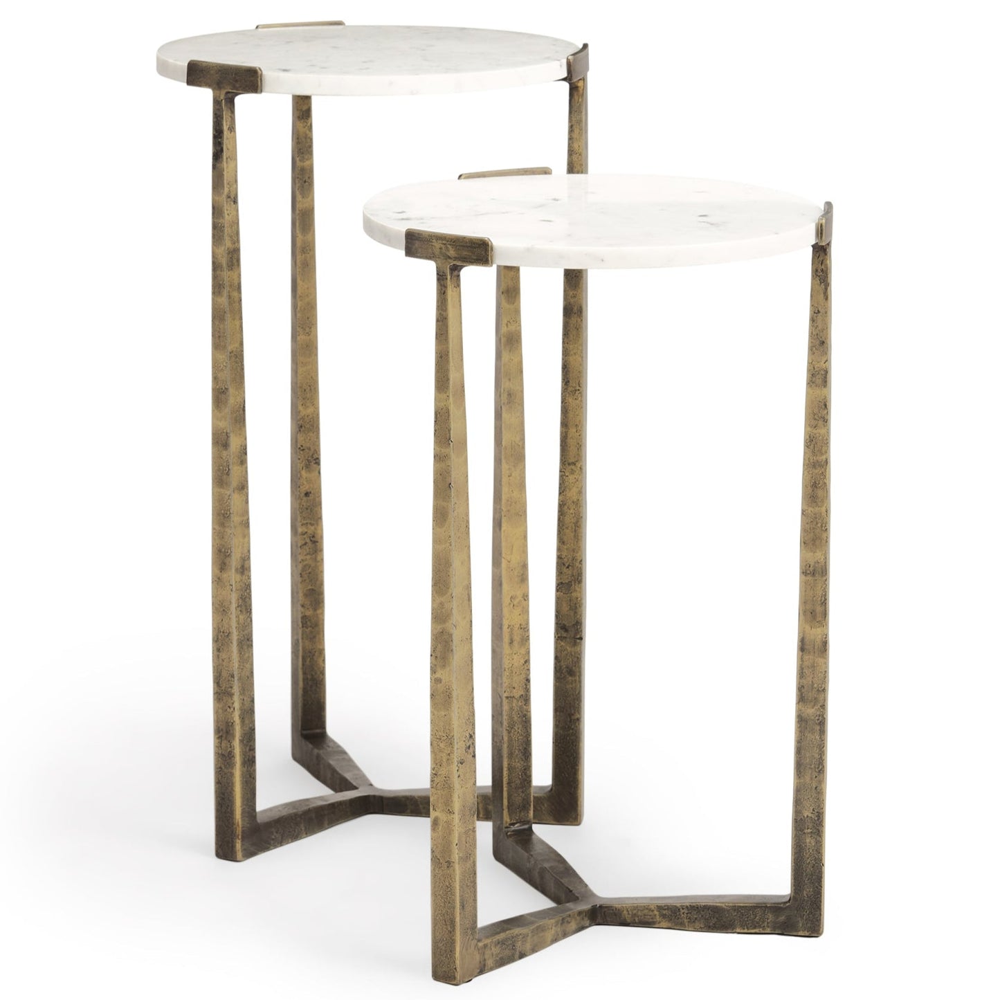 Mercana Atticus Marble Top Nesting Table (Set of 2)
