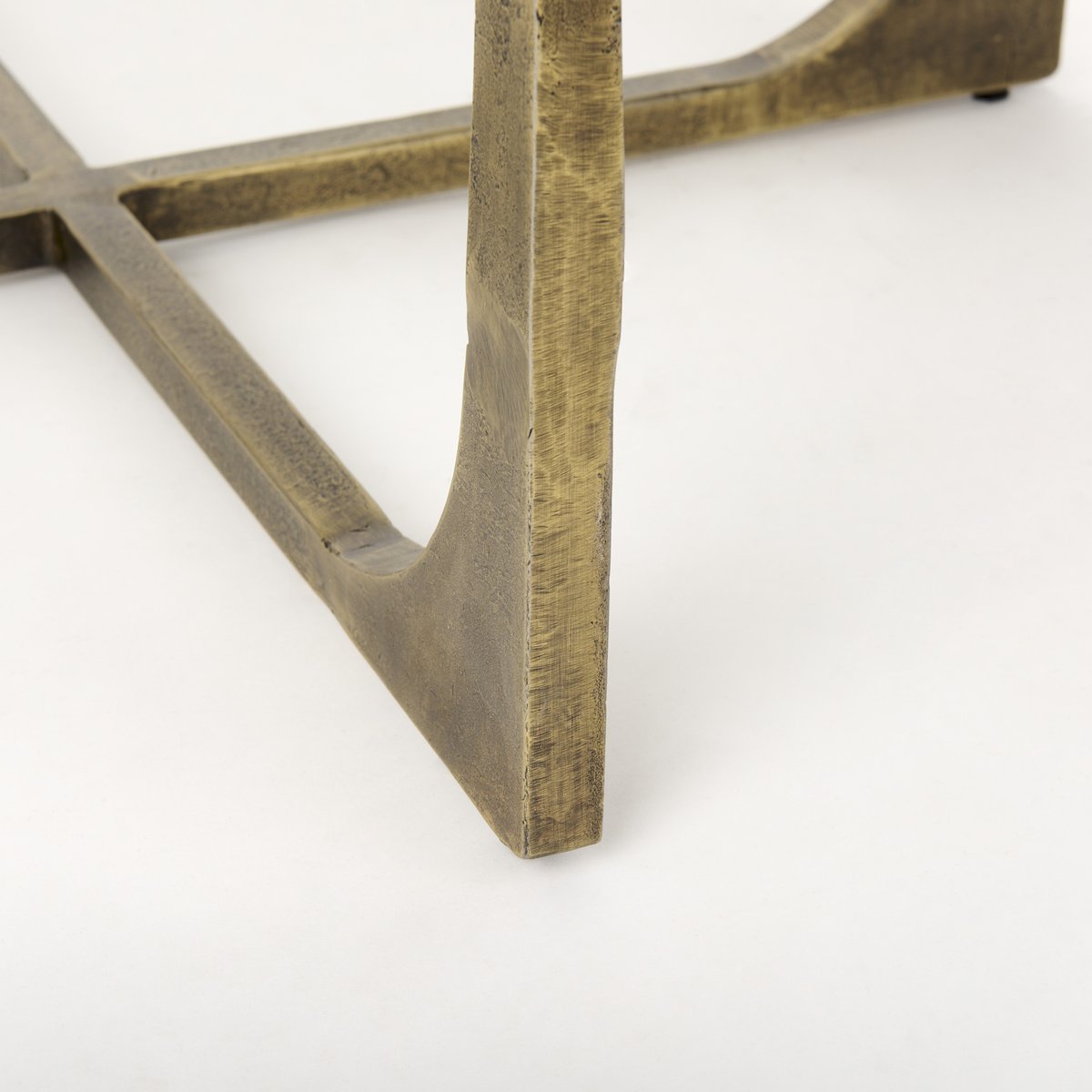 Mercana Atticus White Marble Top Coffee Table