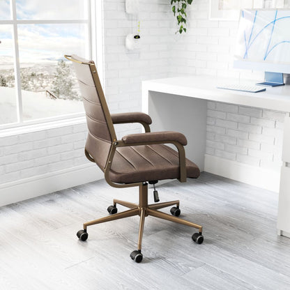 Zuo Modern Auction Faux Leather Office Chair