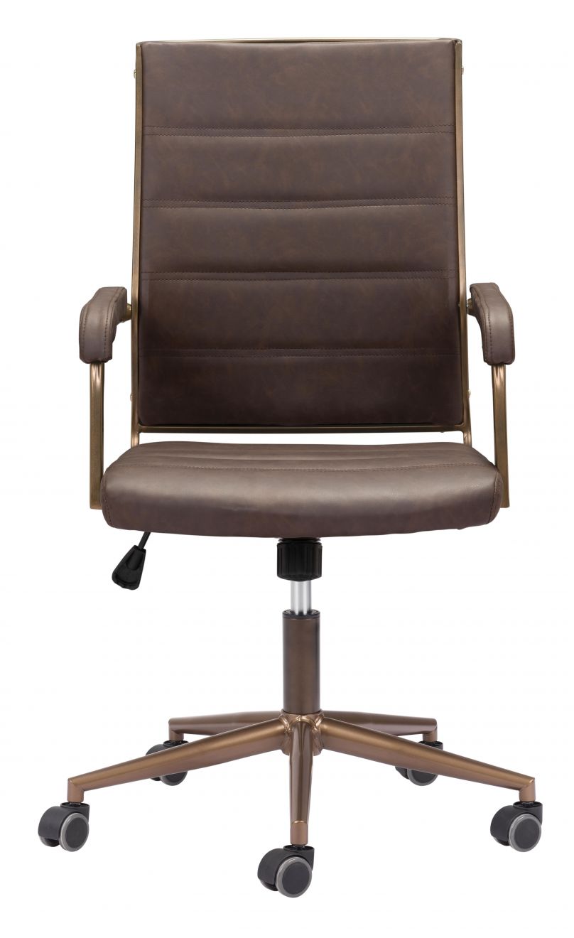 Zuo Modern Auction Faux Leather Office Chair