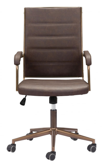 Zuo Modern Auction Faux Leather Office Chair