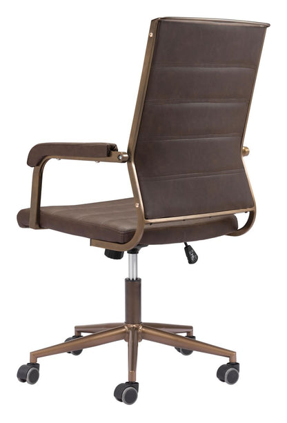 Zuo Modern Auction Faux Leather Office Chair