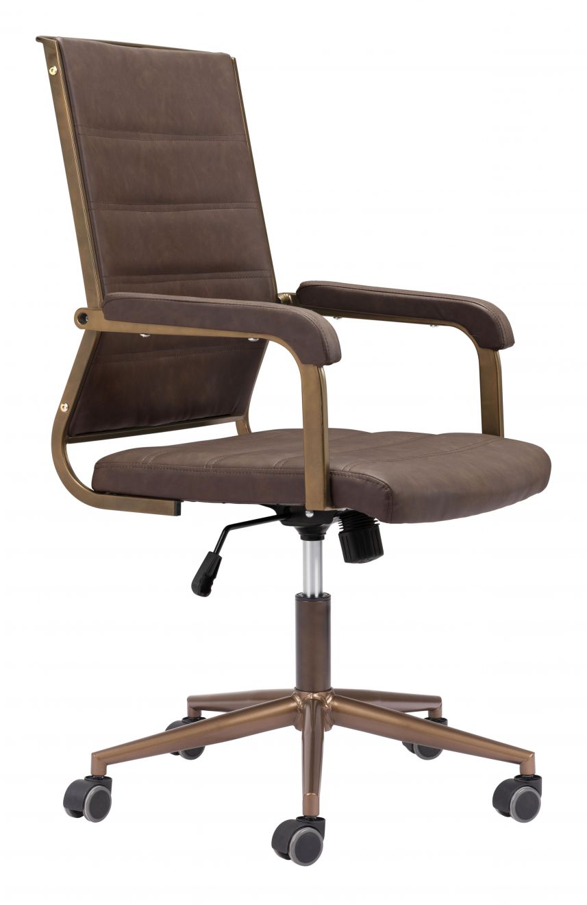 Zuo Modern Auction Faux Leather Office Chair