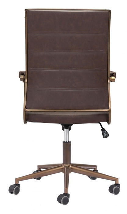 Zuo Modern Auction Faux Leather Office Chair