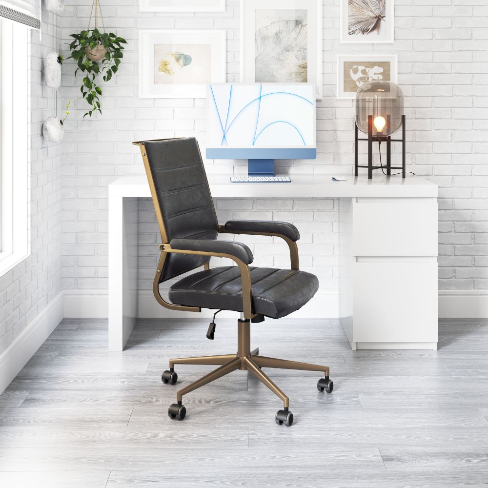 Zuo Modern Auction Faux Leather Office Chair