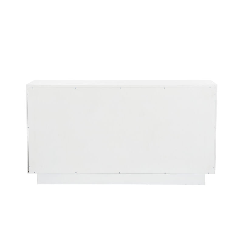 Wildwood Aura Arch Pattern White Sideboard