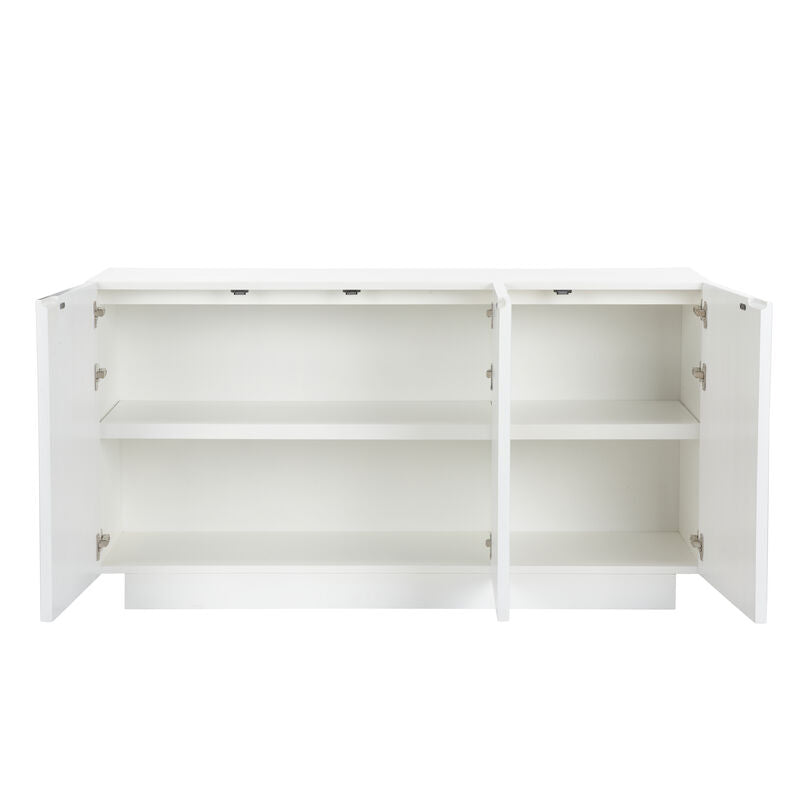 Wildwood Aura Arch Pattern White Sideboard