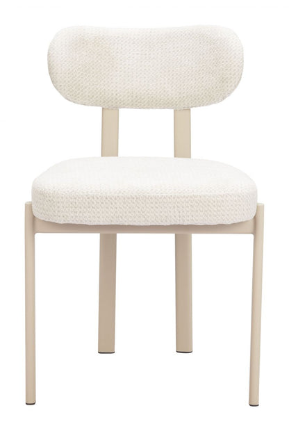 Zuo Modern Aurea Textured Fabric Dining Chair 4PC