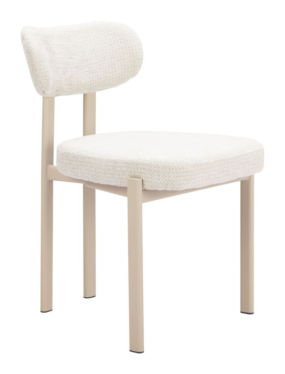 Zuo Modern Aurea Textured Fabric Dining Chair 4PC