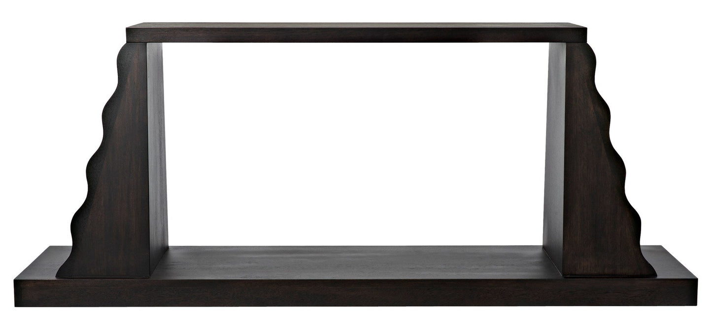 Aurora Console, Ebony Walnut-Console Tables-Noir-Sideboards and Things