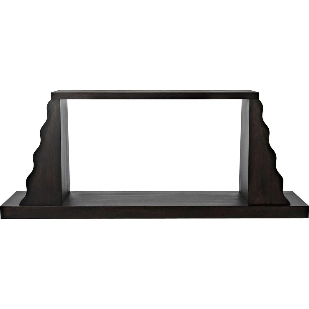 Noir Aurora Console, Ebony Walnut