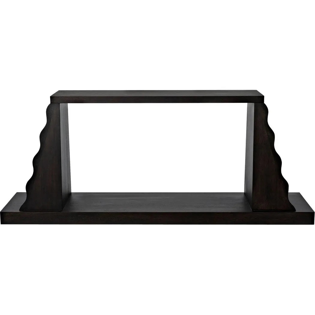 Noir Aurora Console, Ebony Walnut