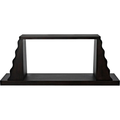 Noir Aurora Console, Ebony Walnut