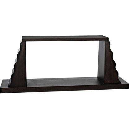 Noir Aurora Console, Ebony Walnut