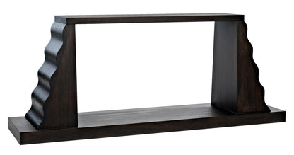 Aurora Console, Ebony Walnut-Console Tables-Noir-Sideboards and Things