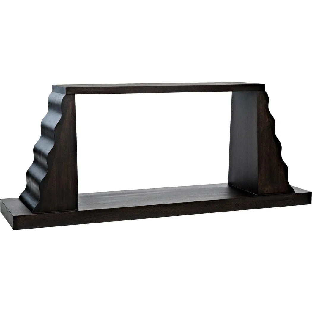 Noir Aurora Console, Ebony Walnut