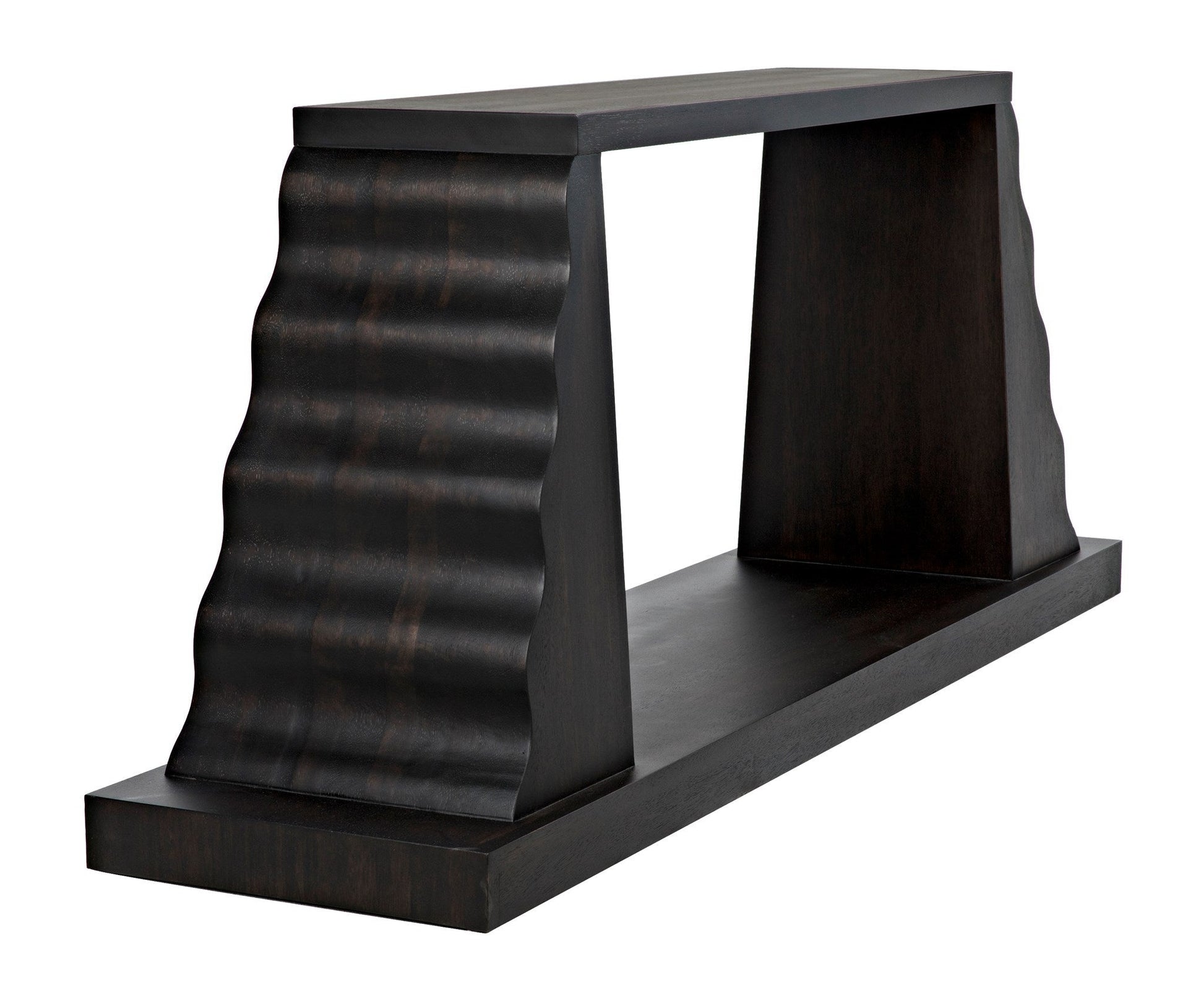 Aurora Console, Ebony Walnut-Console Tables-Noir-Sideboards and Things