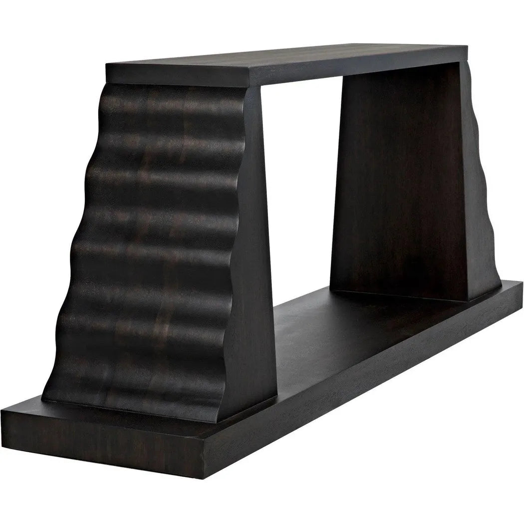 Noir Aurora Console, Ebony Walnut