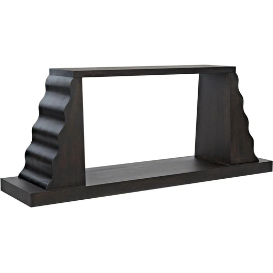 Noir Aurora Console, Ebony Walnut