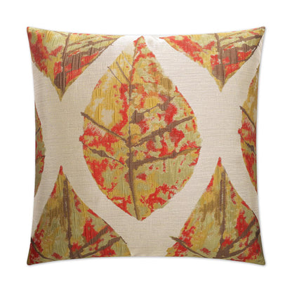 D.V. Kap Autumn Red Throw Pillow With Insert