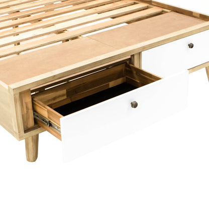 LH Home Ava Wooden Frame King Bed